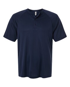 Team 365 TT11HN Navy-Men's Zone Performance Henley Navy