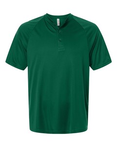 Team 365 TT11HN Green-Men's Zone Performance Henley Green