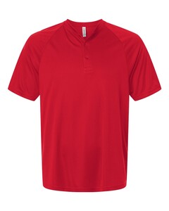 Team 365 TT11HN Red-Men's Zone Performance Henley Red