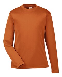 Team 365 TT11YL Orange-Youth Zone Performance Long Sleeve T-Shirt Orange