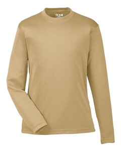 Team 365 TT11YL Yellow-Youth Zone Performance Long Sleeve T-Shirt Yellow