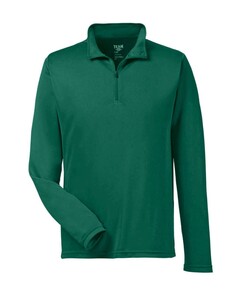 Zone Performance Quarter-Zip Pullover Green Team 365 TT31 Green