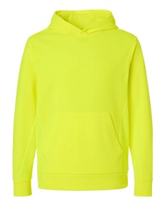 Team 365 TT400 Safety-Unisex Squad Hooded Tech Fleece Pullover Safety