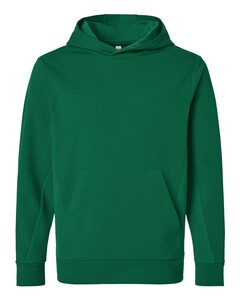 Team 365 TT400 Green-Unisex Squad Hooded Tech Fleece Pullover Green