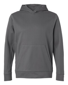 Team 365 TT400 Gray-Unisex Squad Hooded Tech Fleece Pullover Gray