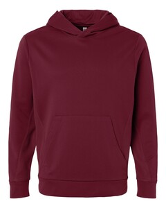Team 365 TT400 Maroon-Unisex Squad Hooded Tech Fleece Pullover Maroon