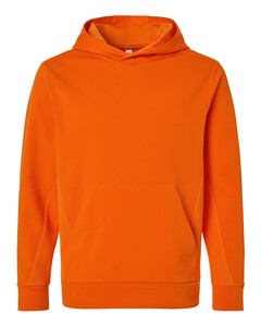 Team 365 TT400 Orange-Unisex Squad Hooded Tech Fleece Pullover Orange