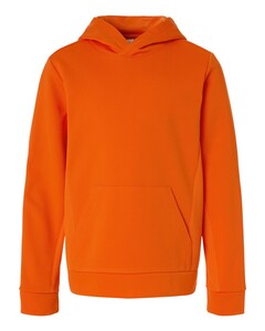 Team 365 TT400Y Orange-Youth Squad Hooded Tech Fleece Pullover Orange