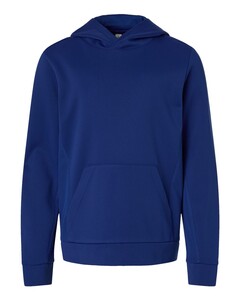 Team 365 TT400Y Blue-Youth Squad Hooded Tech Fleece Pullover Blue