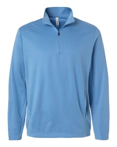 Team 365 TT401 Blue-Unisex Squad Cadet Quarter-Zip Tech Fleece Pullover Blue