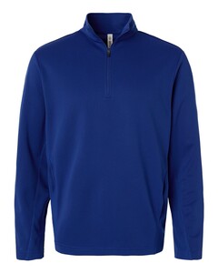 Team 365 TT401 Blue-Unisex Squad Cadet Quarter-Zip Tech Fleece Pullover Blue