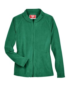 Women's Campus Microfleece Jacket Green Team 365 TT90W Green
