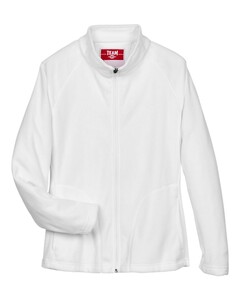 Women's Campus Microfleece Jacket White Team 365 TT90W White