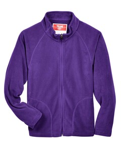 Youth Campus Microfleece Jacket Purple Team 365 TT90Y Purple