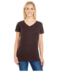 Threadfast Apparel 215B XL-Women's Cross Dye V-Neck T-Shirt XL