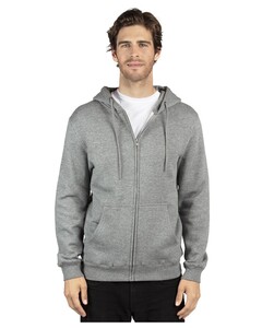 Threadfast Apparel 320Z Gray-Fleece Full-Zip Hooded Sweatshirt Gray
