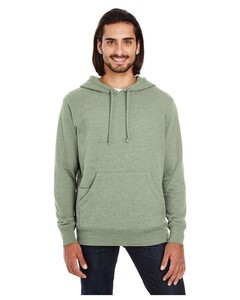 Tri-Blend French Terry Hooded Sweatshirt Green Threadfast Apparel 321H Green