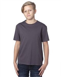 Threadfast Apparel 600A Gray-Youth Ultimate CVC T-Shirt Gray