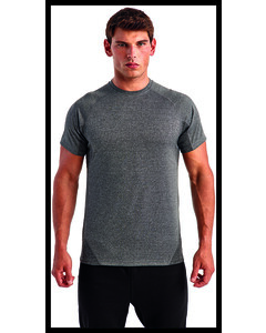 TriDri TD011 Black-Panelled Tech T-Shirt Black