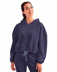 TriDri TD085 Navy-Women's Cropped Maria Hoodie Navy