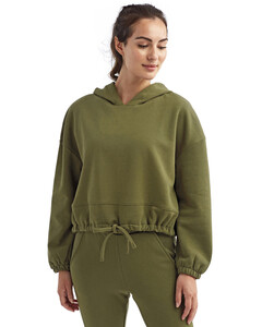 Women's Cropped Maria Hoodie Green TriDri TD085 Green