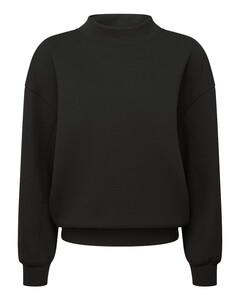 TriDri TD660 Black-Women's Luxe Mock Neck Sweatshirt Black