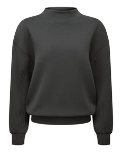 TriDri TD660 Gray-Women's Luxe Mock Neck Sweatshirt Gray