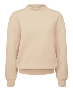 TriDri TD660 Natural-Women's Luxe Mock Neck Sweatshirt Natural