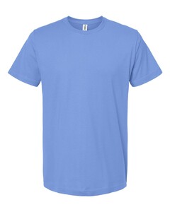 Tultex 202 Blue-Unisex Fine Jersey T-Shirt Blue