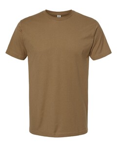 Tultex 202 Brown-Unisex Fine Jersey T-Shirt Brown