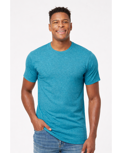 Tultex 202 Blue-Green-Unisex Fine Jersey T-Shirt Blue-Green