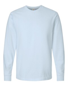 Tultex 202LS Blue-Fine Jersey Long Sleeve T-Shirt Blue