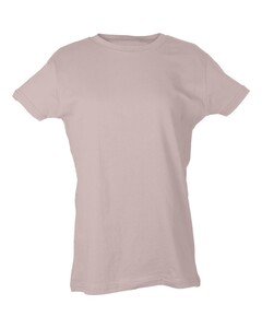 Tultex 216 Pink-Women's Classic Fit Fine Jersey T-Shirt Pink