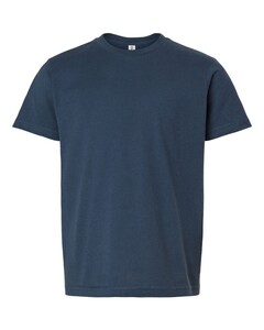 Youth Fine Jersey T-Shirt Navy Tultex 235 Navy