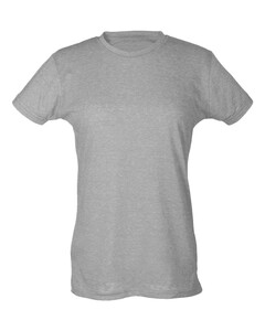 Tultex 240 Gray-Women's Poly-Rich Slim Fit T-Shirt Gray