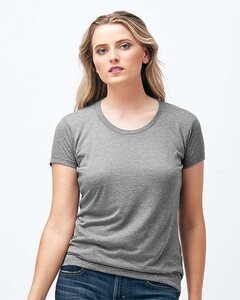 Tultex 253 Gray-Women's Slim Fit Tri-Blend T-Shirt Gray