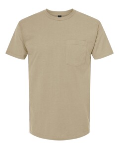 Tultex 293 Brown-Unisex Heavyweight Pocket T-Shirt Brown