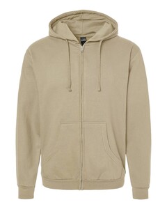 Tultex 331 Brown-Unisex Zip-Up Hoodie Brown