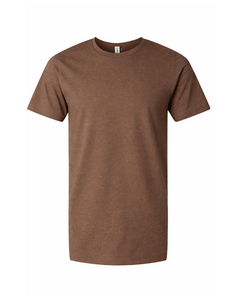 Tultex 602CVC Brown-Combed CVC T-Shirt Brown