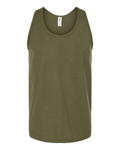 Tultex S105 Green-Unisex Fine Jersey Tank Top Green