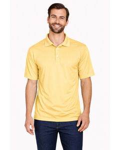 UltraClub 8210 Yellow-Cool & Dry Mesh Piqué Polo Shirt  Yellow