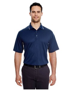 UltraClub 8406 Navy-Cool & Dry Sport Two-Tone Polo Shirt Navy