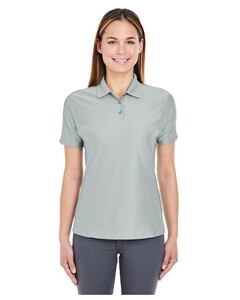 UltraClub 8414 Gray-Women's Cool & Dry Elite Performance Polo Gray