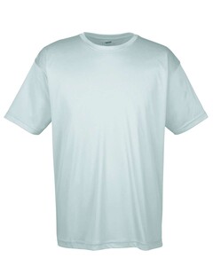 UltraClub 8420 Gray-Cool & Dry Sport Performance Interlock T-Shirt Gray