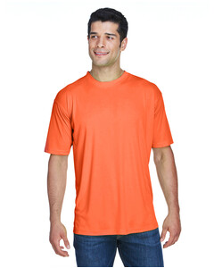 UltraClub 8420 Orange-Cool & Dry Sport Performance Interlock T-Shirt Orange