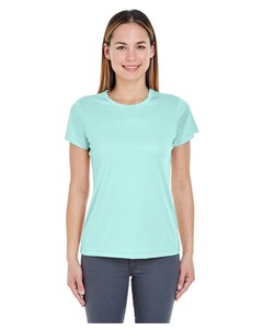 UltraClub 8420L Blue-Women's Cool & Dry Sport Performance Interlock T-shirt Blue
