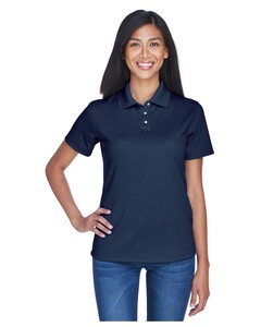 UltraClub 8445L Navy-Women's Cool & Dry Stain-Release Performance Polo Navy