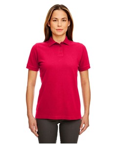 UltraClub 8530 Red-Women's Classic Piqué Polo Shirt Red