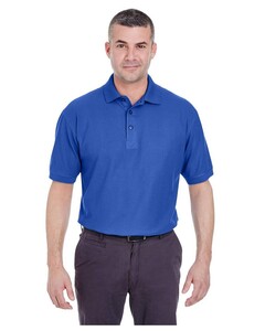 UltraClub 8540 Blue-Whisper Piqué Polo Shirt Blue