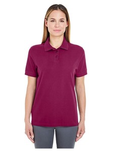 UltraClub 8541 Purple-Women's Whisper Pique Polo Purple